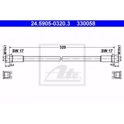 Spojková hadica - ATE - (24.5905-0320.3)